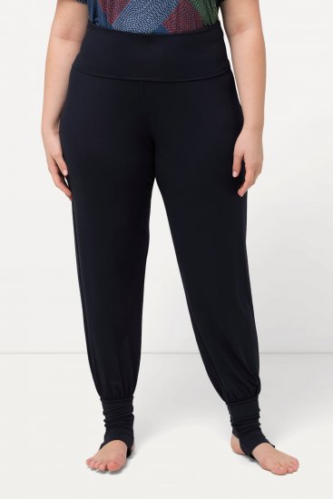 Ulla Popken Stirrup Yoga Pants Navy - Teksad & Püksid Suuremates Suurustes – Plus Size - 