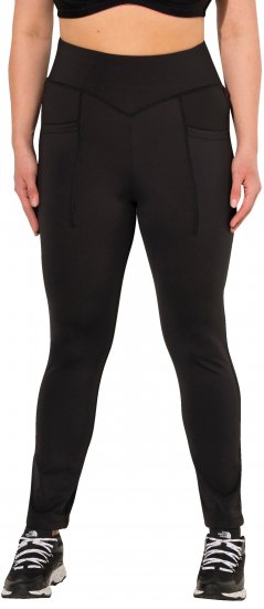 Ulla Popken Straight Leg Quick Drying Leggings Black - Teksad & Püksid Suuremates Suurustes – Plus Size - 