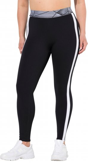 Ulla Popken High Waisted Leggings Black - Teksad & Püksid Suuremates Suurustes – Plus Size - 