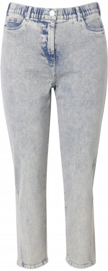 Ulla Popken Tapered Leg Mom Jeans Blue Denim - Teksad & Püksid Suuremates Suurustes – Plus Size - 