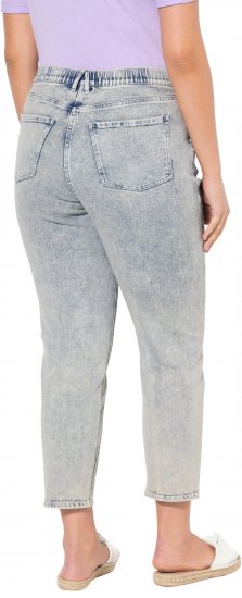 Ulla Popken Tapered Leg Mom Jeans Blue Denim - Teksad & Püksid Suuremates Suurustes – Plus Size - 