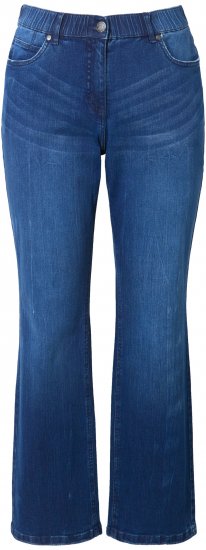 Ulla Popken Mandy Straight Leg Comfort Waist Jeans Blue Denim - Teksad & Püksid Suuremates Suurustes – Plus Size - 