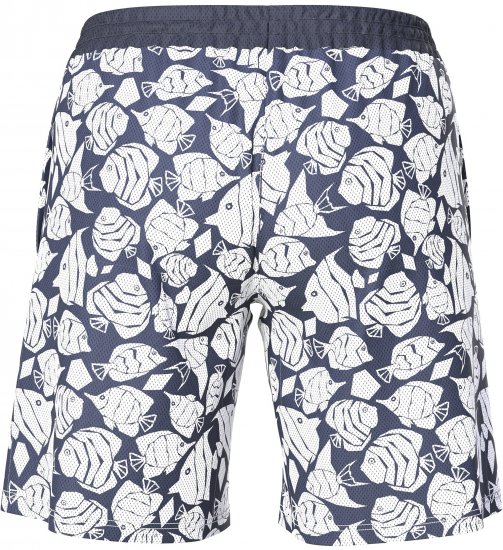 Ulla Popken Angelfish Mesh Shorts Blue - Teksad & Püksid Suuremates Suurustes – Plus Size - 