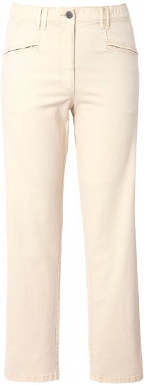 Ulla Popken Tapered Leg Mony Pants Dark Putty - Teksad & Püksid Suuremates Suurustes – Plus Size - 