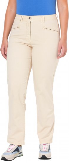 Ulla Popken Tapered Leg Mony Pants Dark Putty - Teksad & Püksid Suuremates Suurustes – Plus Size - 