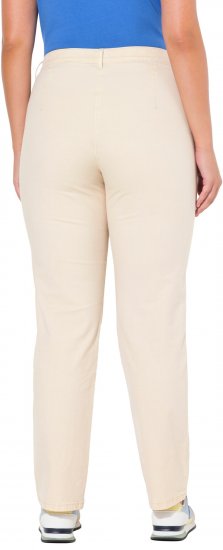 Ulla Popken Tapered Leg Mony Pants Dark Putty - Teksad & Püksid Suuremates Suurustes – Plus Size - 