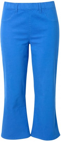 Ulla Popken Wide Leg Twill Mary Fit Culottes Deep Aqua - Teksad & Püksid Suuremates Suurustes – Plus Size - 