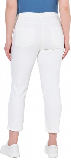 Ulla Popken Cropped Jeggings Snow White - Teksad & Püksid Suuremates Suurustes – Plus Size - 
