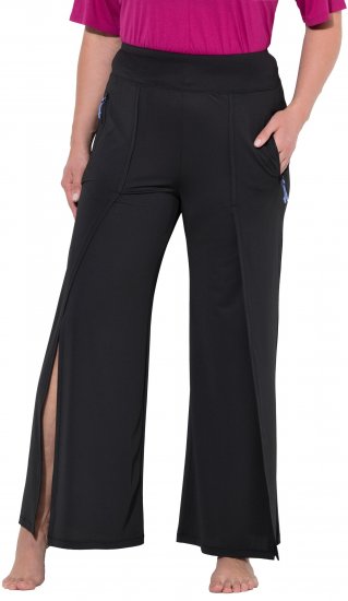 Ulla Popken Split Leg Uv Protective Pants Black - Teksad & Püksid Suuremates Suurustes – Plus Size - 