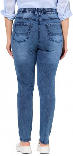 Ulla Popken Vintage Wash Stretch Fit Jeans Blue Denim - Teksad & Püksid Suuremates Suurustes – Plus Size - 