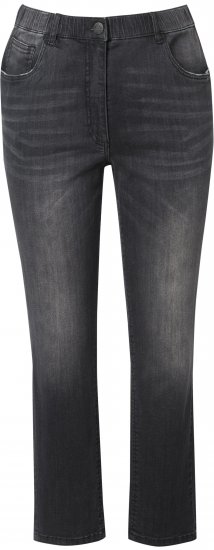 Ulla Popken Vintage Wash Stretch Fit Jeans Black - Teksad & Püksid Suuremates Suurustes – Plus Size - 