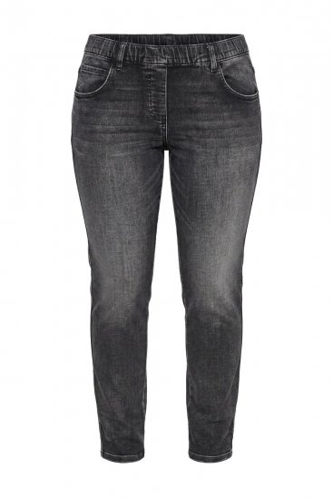 Ulla Popken Vintage Wash Jeggings Black - Retuusid - Retuusid suurtes suurustes