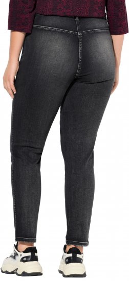 Ulla Popken Vintage Wash Jeggings Black - Teksad & Püksid Suuremates Suurustes – Plus Size - 