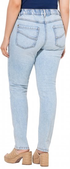 Ulla Popken Slim Leg Stretch Fit Jeans Light Blue Denim - Teksad & Püksid Suuremates Suurustes – Plus Size - 