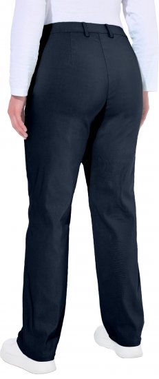 Ulla Popken Thermal Stretch Fit Mony Pants Navy - Teksad & Püksid Suuremates Suurustes – Plus Size - 