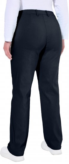 Ulla Popken Thermal Stretch Fit Mony Pants Navy Blue - Teksad & Püksid Suuremates Suurustes – Plus Size - 