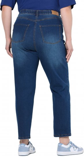 Ulla Popken Stretch Fit Mom Jeans Blue Denim - Teksad & Püksid Suuremates Suurustes – Plus Size - 