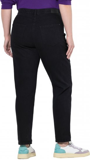 Ulla Popken Stretch Fit Boyfriend Jeans Black - Teksad & Püksid Suuremates Suurustes – Plus Size - 