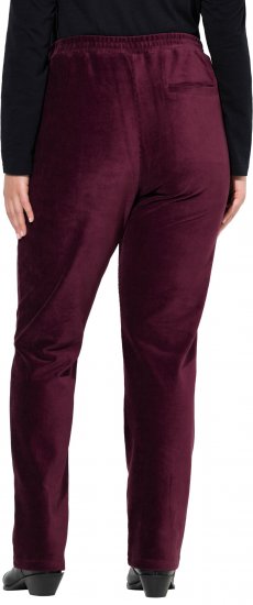 Ulla Popken Corduroy Elastic Waist Pants Brown - Teksad & Püksid Suuremates Suurustes – Plus Size - 