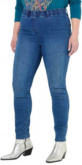 Ulla Popken Denim Jeggings Blue Denim - Teksad & Püksid Suuremates Suurustes – Plus Size - 