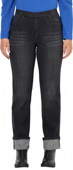 Ulla Popken Rhinestone Studded Jeans Grey - Teksad & Püksid Suuremates Suurustes – Plus Size - 