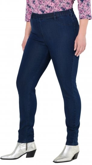 Ulla Popken Denim Five Pocket Jeggings Denim Blue - Teksad & Püksid Suuremates Suurustes – Plus Size - 