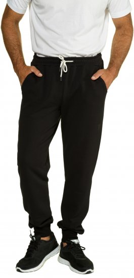 JP1880 Sweatpants Modern Fit Lightweight Black - MEESTERIIDED MT-6XLT - Pikad meeste riided
