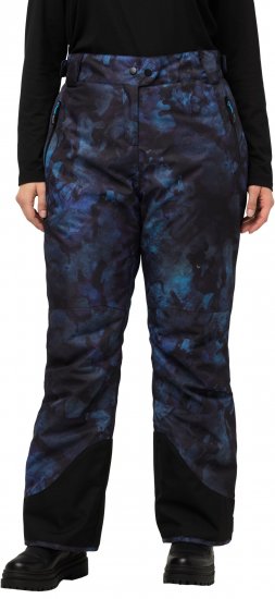 Ulla Popken Functional Trousers Ski Trousers Waterproof Velcro Closure Navy - Teksad & Püksid Suuremates Suurustes – Plus Size - 