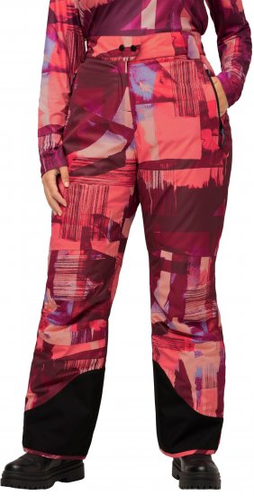 Ulla Popken Ski Pants Waterproof Velcro Closure Snow Gaiter Red - Teksad & Püksid Suuremates Suurustes – Plus Size - 