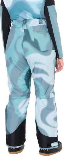 Ulla Popken Hyprar Ski Pants Waterproof Velcro Closure Shaped Knees Ice Green - Teksad & Püksid Suuremates Suurustes – Plus Size - 