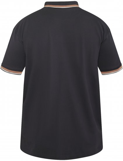 North Latitude 61128 Superflex Pikeepolosärk Must - Polosärgid - Meeste suured polosärgid 2XL – 8XL