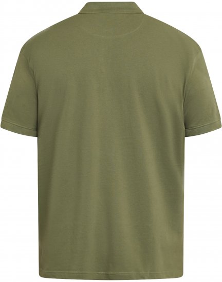North Latitude 61129 Pikeepolosärk Rinnatikandiga Oliivroheline - Polosärgid - Meeste suured polosärgid 2XL – 8XL