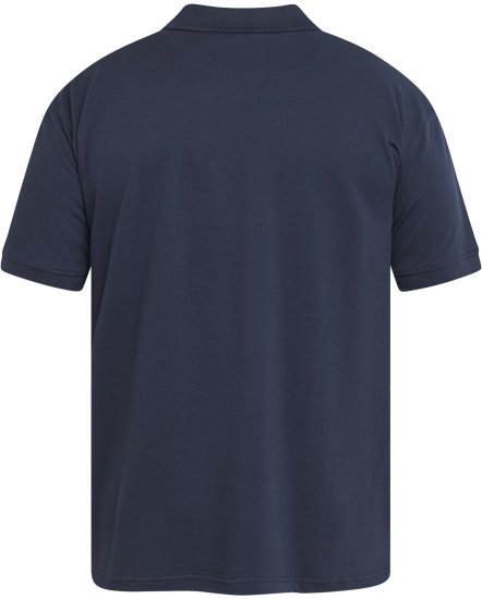 North Latitude 61131 Pikeepolosärk Kontrastvarrukate ja Tikandiga Tumesinine - Polosärgid - Meeste suured polosärgid 2XL – 8XL