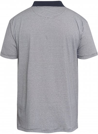 North Latitude 61136 Triibuline Lõngavärvitud Polo Tumesinine - Polosärgid - Meeste suured polosärgid 2XL – 8XL