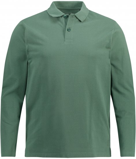 JP1880 Polo Shirt Long Sleeve Pique Cactus - Polosärgid - Meeste suured polosärgid 2XL – 8XL