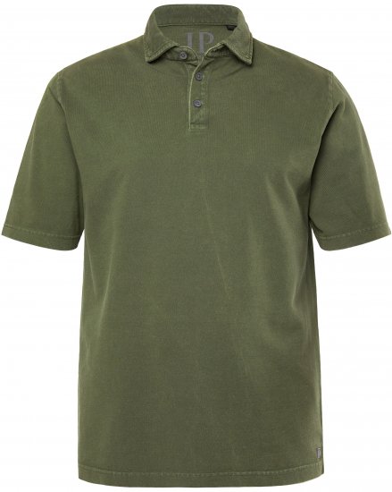 JP1880 Polo Shirt Short Sleeve Pique Vintage Green - Polosärgid - Meeste suured polosärgid 2XL – 8XL
