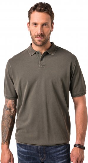 JP1880 Polo Shirt Pique Vintage Mocha - Polosärgid - Meeste suured polosärgid 2XL – 8XL