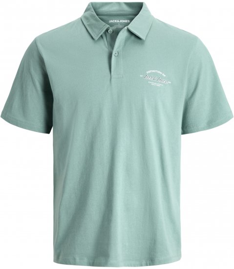 Jack & Jones Brandon Short Sleeve Polo Turquoise - Polosärgid - Meeste suured polosärgid 2XL – 8XL