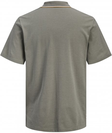 Jack & Jones Blaze Short Sleeve Polo Grey - Polosärgid - Meeste suured polosärgid 2XL – 8XL