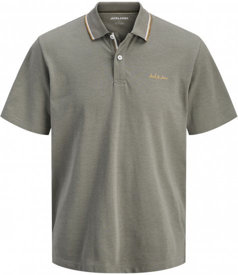 Jack & Jones Blaze Short Sleeve Polo Grey - Polosärgid - Meeste suured polosärgid 2XL – 8XL