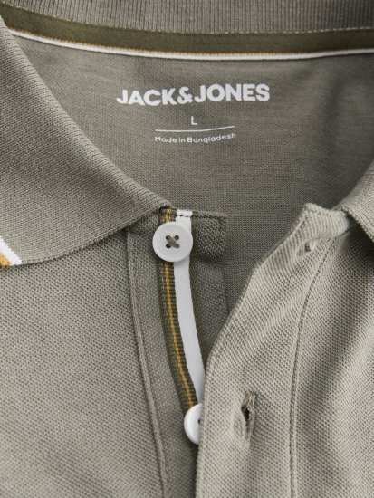 Jack & Jones Blaze Short Sleeve Polo Grey - Polosärgid - Meeste suured polosärgid 2XL – 8XL