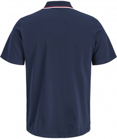Jack & Jones Blaze Short Sleeve Polo Navy - Polosärgid - Meeste suured polosärgid 2XL – 8XL