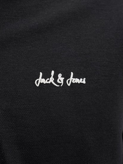Jack & Jones Blaze Short Sleeve Polo Black - Polosärgid - Meeste suured polosärgid 2XL – 8XL