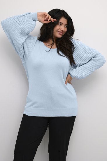 Kaffe Curve Lini Knit Džemper Celestial Blue - Sviitrid ja dressipluusid - 