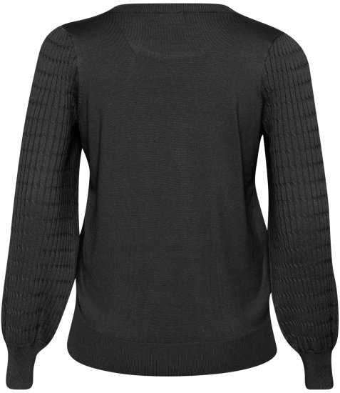 Kaffe Curve Lini Knit Džemper Must Oyster - Sviitrid ja dressipluusid - 