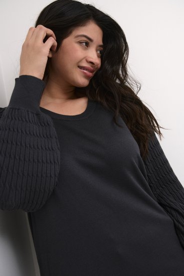 Kaffe Curve Lini Knit Džemper Must Oyster - Sviitrid ja dressipluusid - 