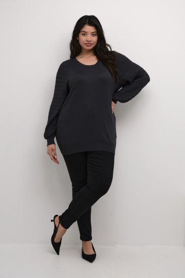 Kaffe Curve Lini Knit Džemper Must Oyster - Sviitrid ja dressipluusid - 