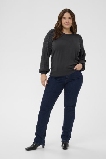 Kaffe Curve Lini Knit Džemper Must Oyster - Sviitrid ja dressipluusid - 