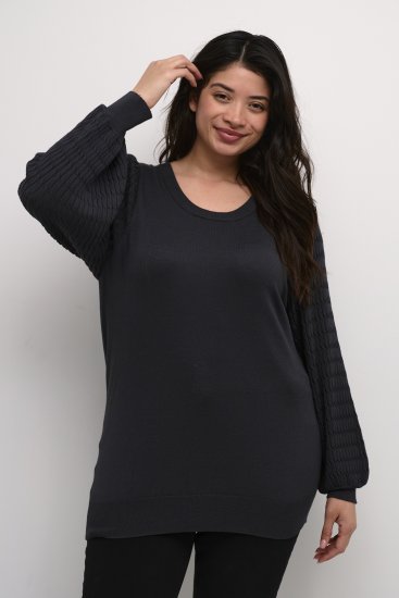 Kaffe Curve Lini Knit Džemper Must Oyster - Sviitrid ja dressipluusid - 
