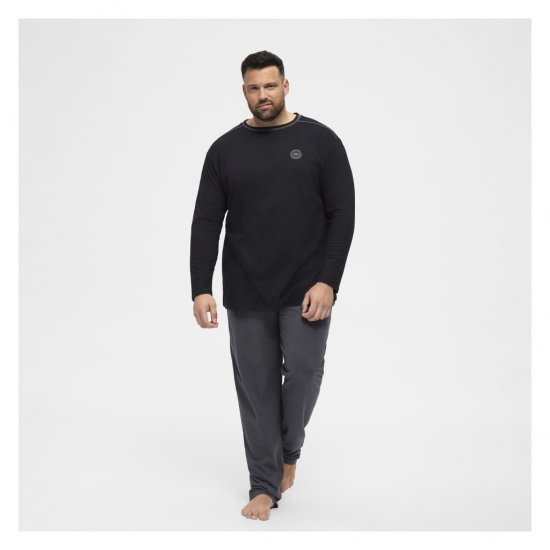 North Latitude Pyjama Pants Dark Grey Charcole - Pidžaama/Loungewear - Meeste Pidžaamad Suured Suurused